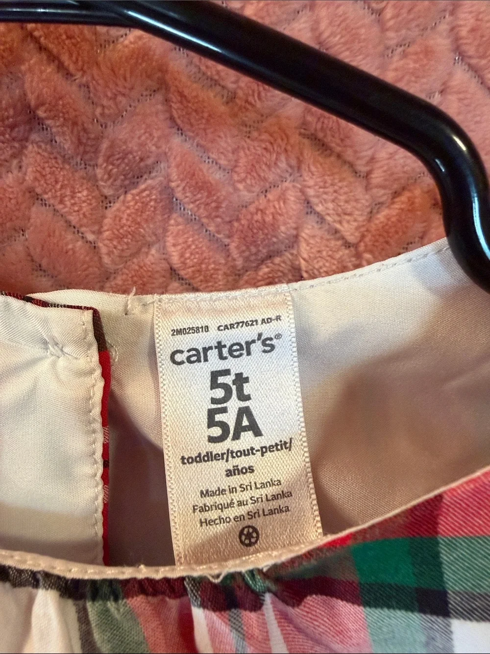 Carters carter plaid